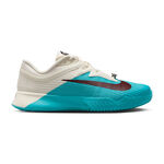 Chaussures de tennis Nike Nike Vapor Pro 3 PRM Chaussure Terre Battue Femmes-Turquoise,Cr&egrave;me