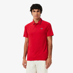 V&ecirc;tements Lacoste Lacoste Novak Djokovic Polo Hommes-rouge