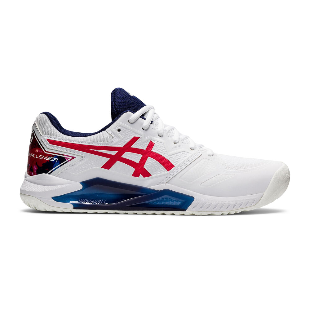 Asics Gel-Challenger 13 Chaussures Toutes Surfaces Hommes - Blanc , Rouge