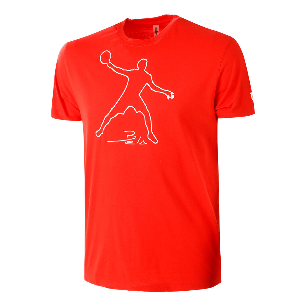 Wilson Bela Tech T-shirt Hommes - Rouge , Blanc