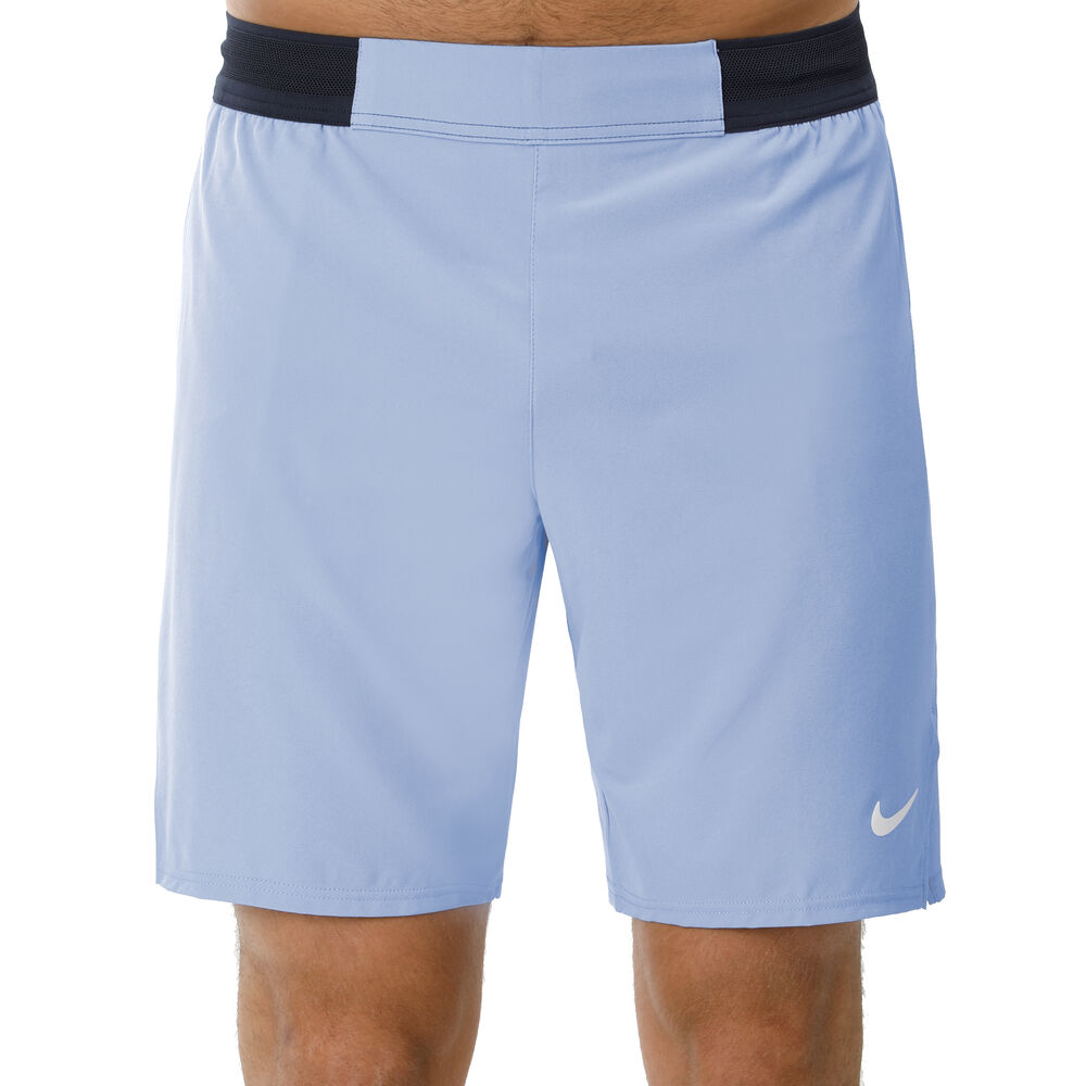 Nike Court Flex Ace Shorts Hommes - Bleu Clair , Blanc