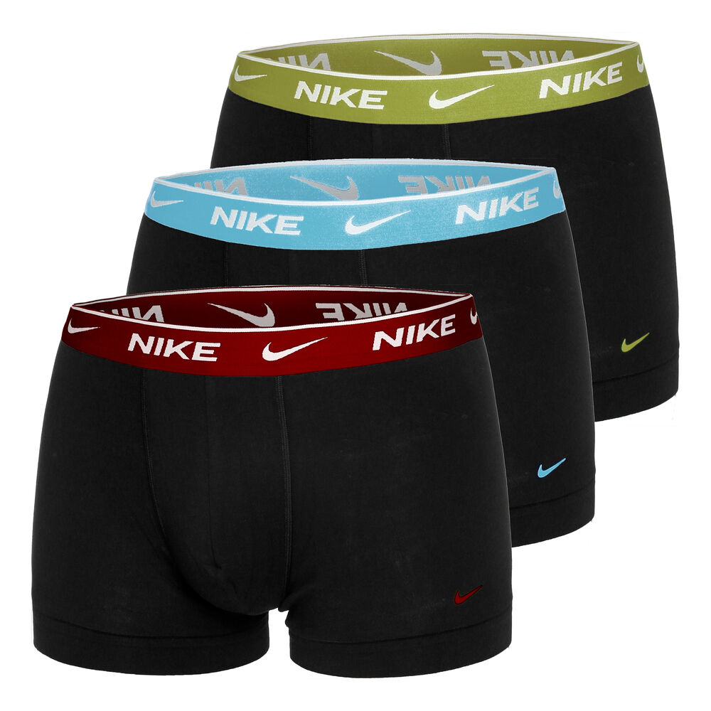 Nike Everyday Cotton Sretch Caleçon Pack De 3 Hommes - Multicouleur