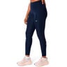 Road High Waist Collant de course Femmes-bleu fonc&eacute;