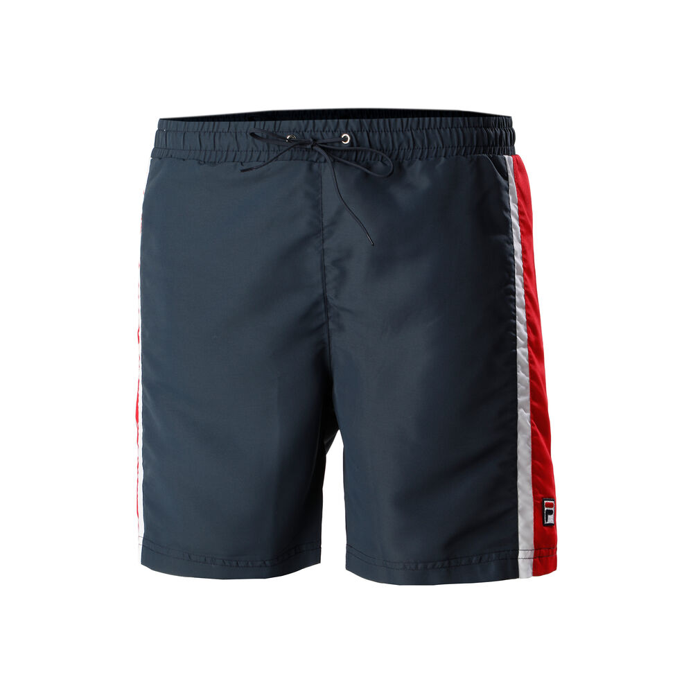 Fila Claus Shorts Hommes - Bleu Foncé , Rouge
