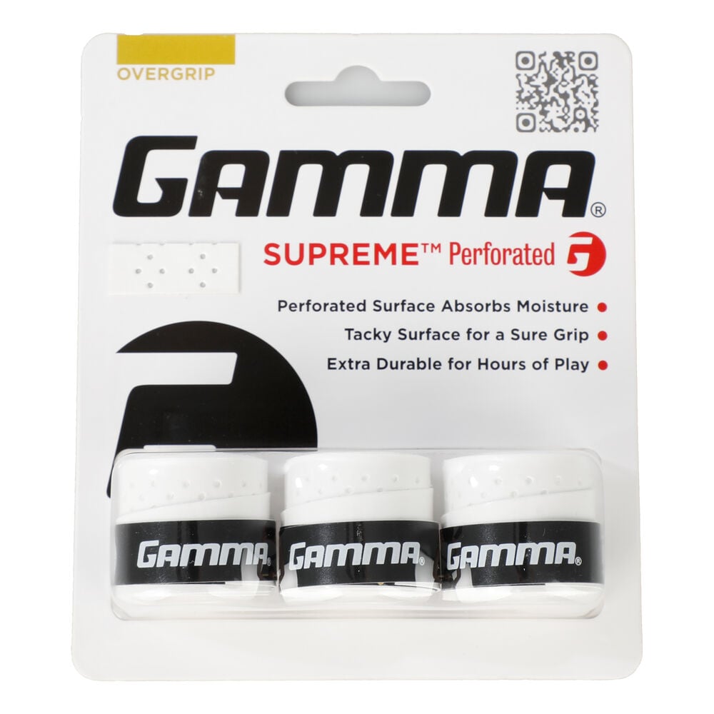 Gamma Supreme Perforated Pack De 3 - Blanc
