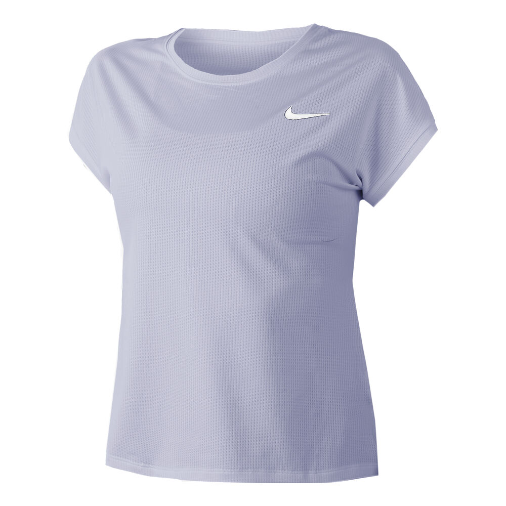 Nike Dri-Fit Victory Court T-shirt Femmes - Bleu Clair , Blanc