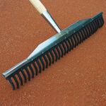 &Eacute;quipement court de tennis Tegra Tegra R&acirc;teau En Caoutchouc 70cm Sans Manche-Multicouleur