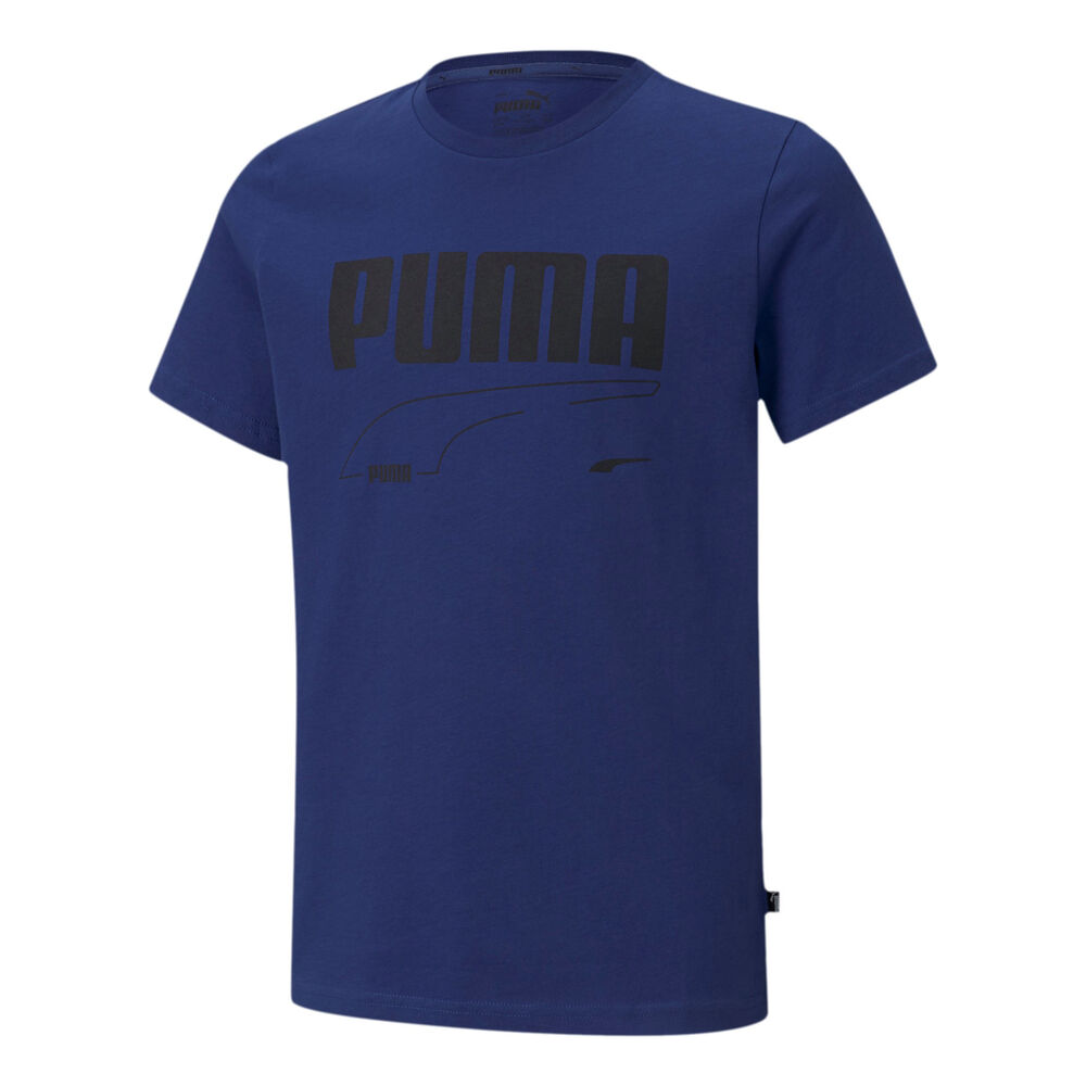 Puma Rebel T-shirt Garçons - Bleu Foncé , Noir