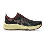 Chaussures de running ASICS ASICS Trabuco Terra 3 Chaussure Trail Femmes-Noir,Rouge Foncé
