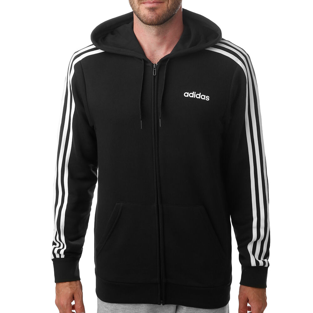 Essentials 3-Stripes French Terry Full-Zip Veste De Survêtement Hommes
