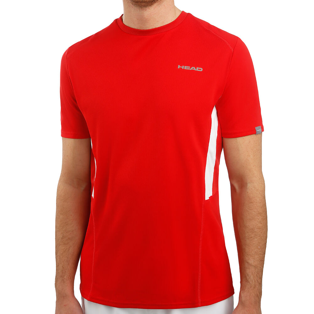 HEAD Club Tech T-shirt Hommes - Rouge , Blanc