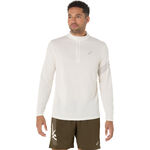 V&ecirc;tements ASICS ASICS Icon 1/2 Zip Maillot De Course Hommes-Beige