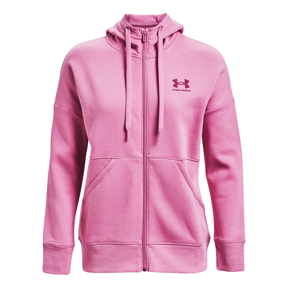 Under Armour Rival Gilet En Coton Femmes - Pink