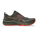 Chaussures de running ASICS ASICS Trabuco Terra 3 Chaussure trail Hommes - vert olive, rouge