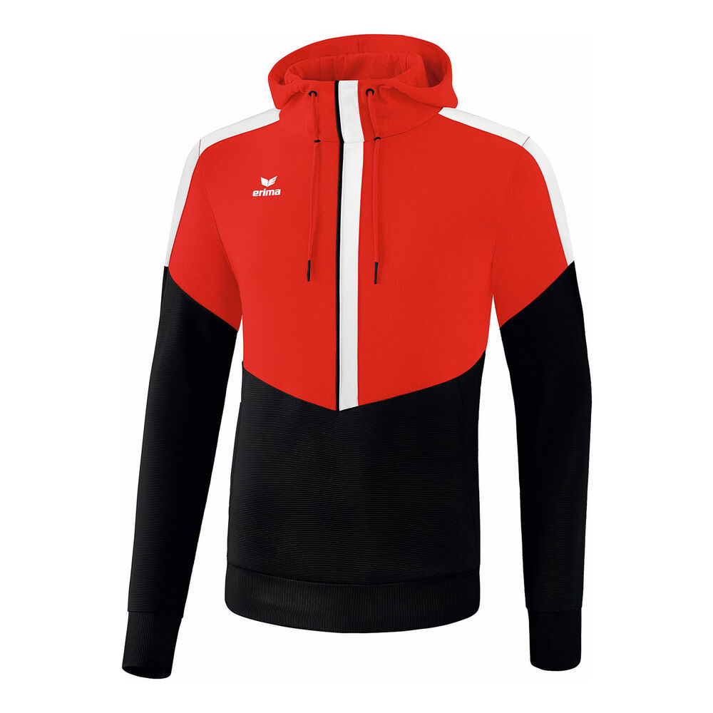 Erima Squad Hoody Sweat à Capuche Hommes - Rouge , Noir