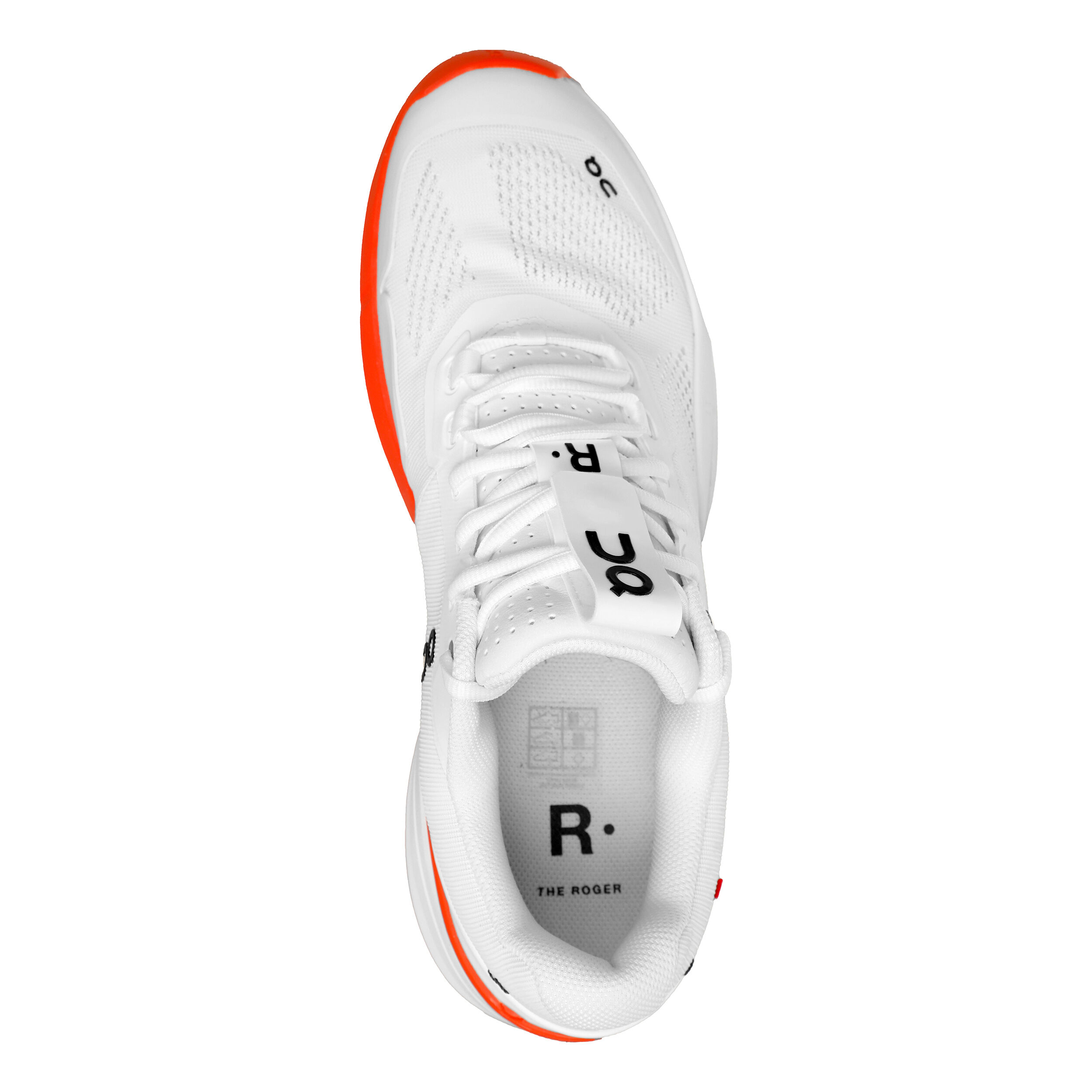 The Roger Pro Hommes Blanc Orange