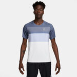 Vêtements Nike Nike Court Dri-Fit Advantage Print T-shirt Hommes-Bleu Gris