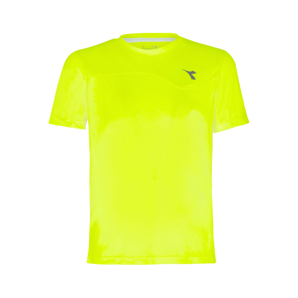 Diadora Team T-shirt Garçons - Jaune , Noir