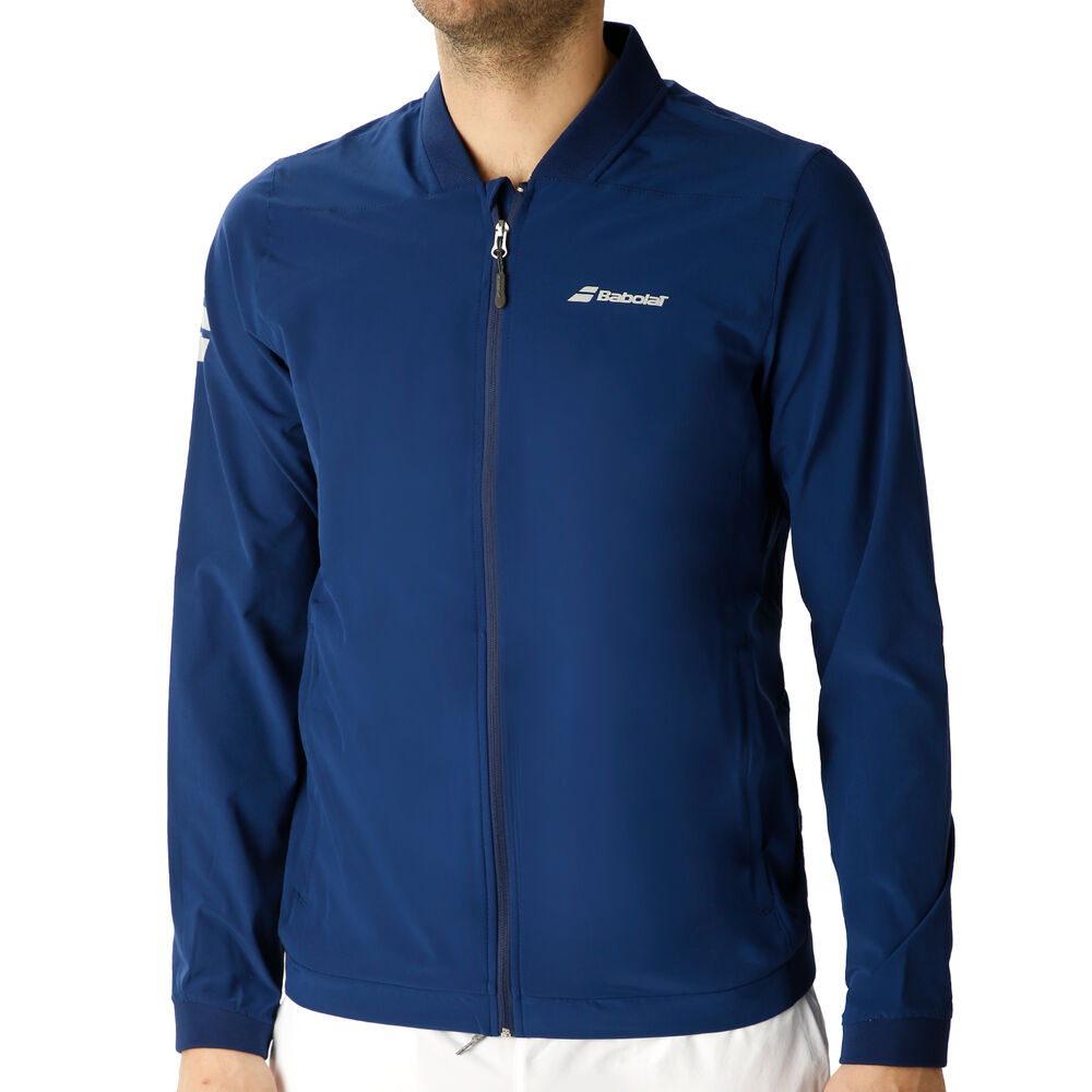 Babolat Play Veste De Survêtement Hommes - Bleu Foncé , Blanc