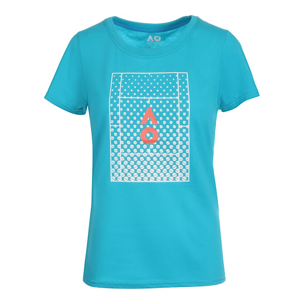 Australian Open AO 2021 Court T-shirt Femmes - Turquoise , Blanc