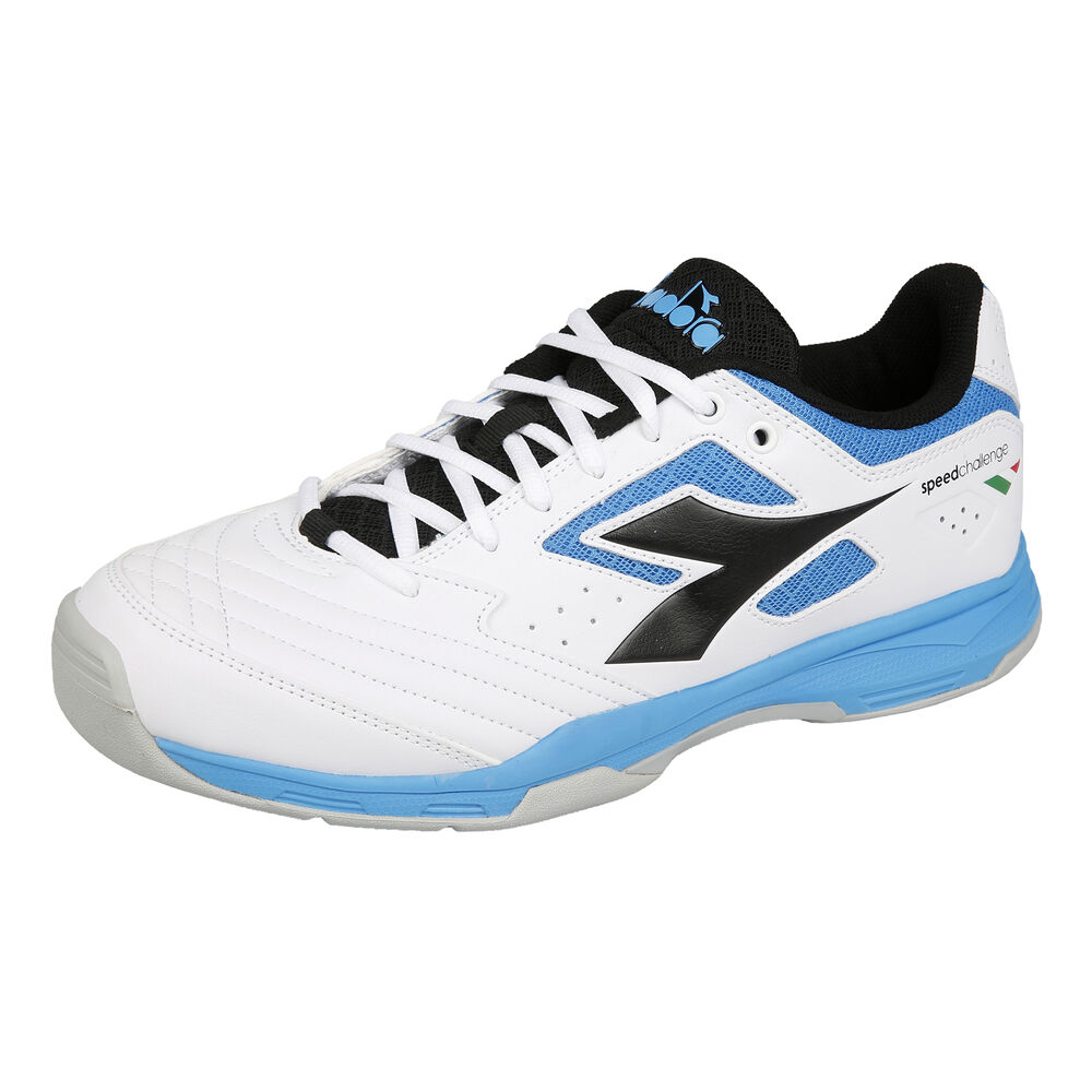 Diadora Speed Challenge 2 Carpet Chaussure Moquette Hommes - Blanc , Turquoise