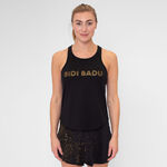V&ecirc;tements BIDI BADU BIDI BADU Paris 2024 Chill D&eacute;bardeur Tank Top Femmes-Noir,Or