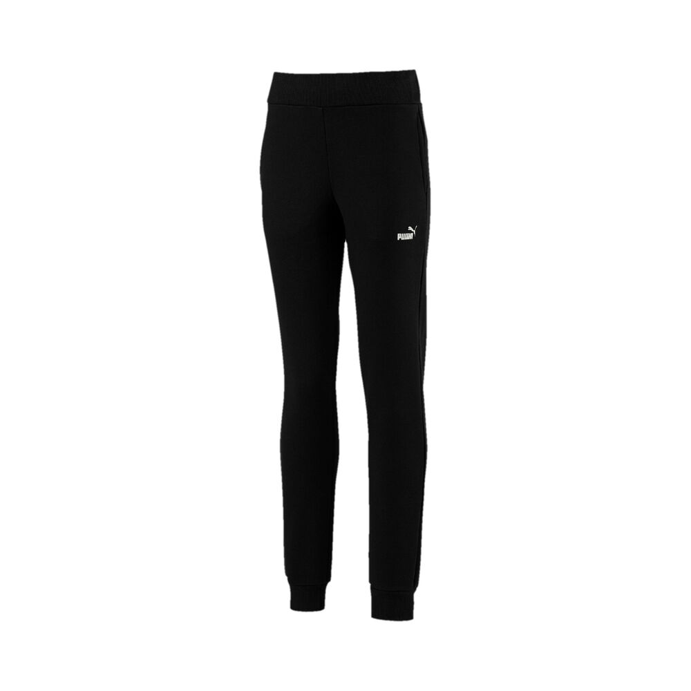 Puma Essential FL Pantalon Survêtement Filles - Noir , Blanc