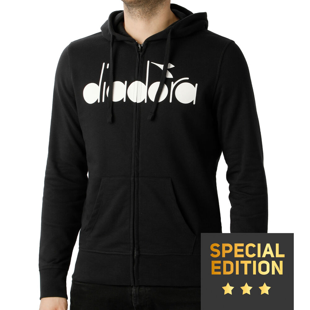 Diadora Club Gilet En Coton Edition Spéciale Hommes - Noir , Blanc