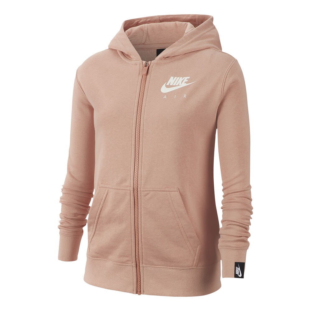 Nike Air Sportswear Full-Zip Gilet En Coton Enfants - Rosé, Blanc