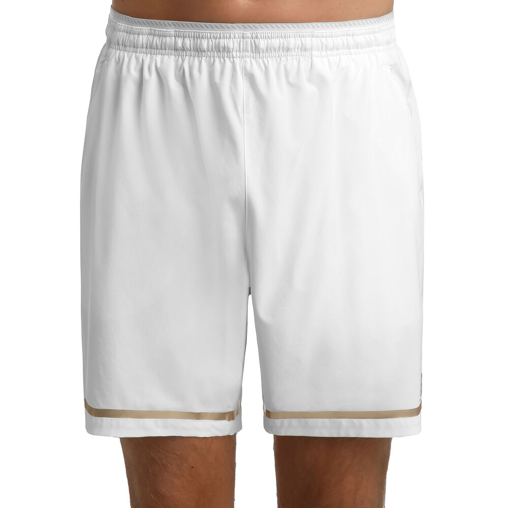 New Balance Tournament 7in Shorts Hommes - Blanc , Or