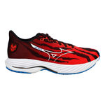 Chaussures de running Mizuno Mizuno Wave Rider 28 Chaussure De Running Sans Stabilisateurs Hommes-Rouge,Blanc