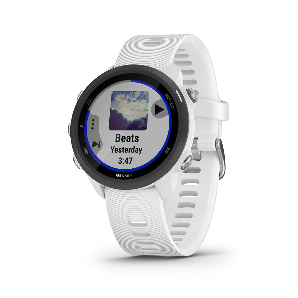 Garmin Forerunner 245 Music Montre Pulsomètre - Blanc , Gris