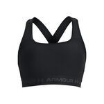 V&ecirc;tements Under Armour Under Armour Crossback Mid Soutien-gorge Sport Femmes-Noir,Gris