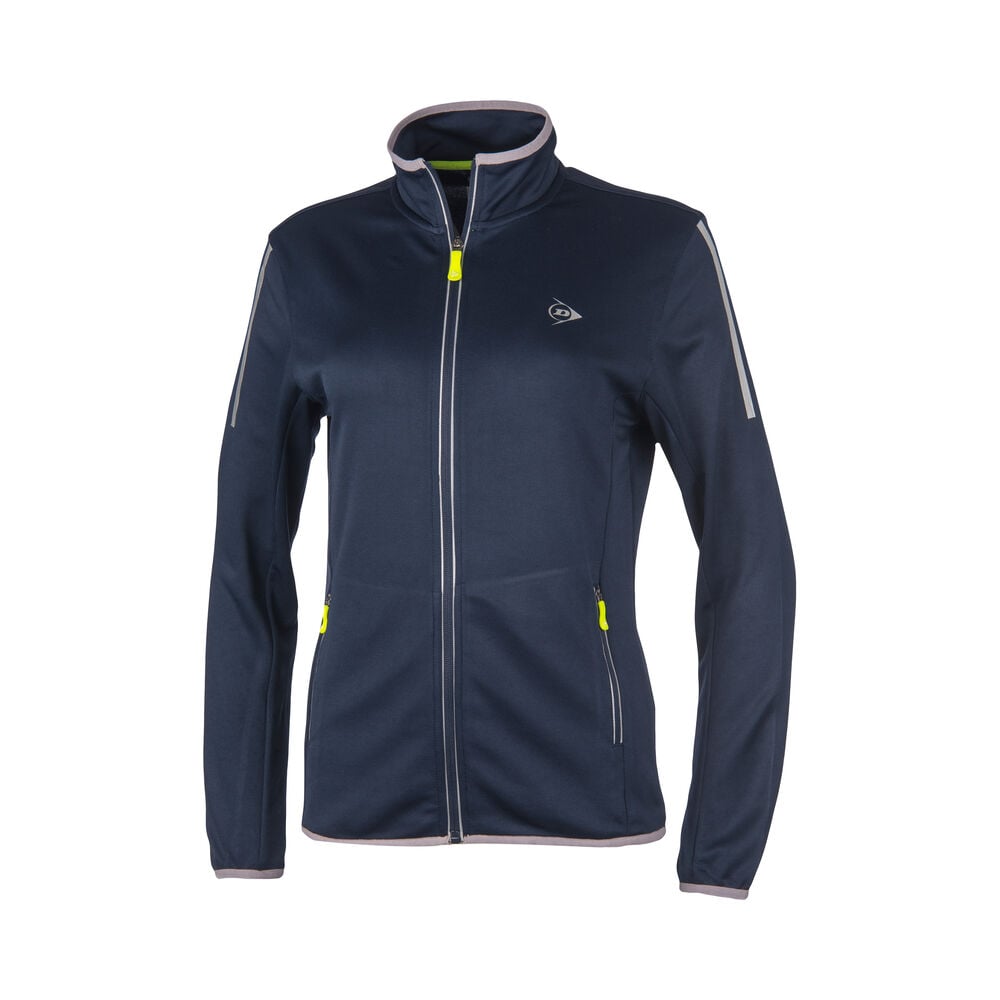 Dunlop Knitted Veste De Survêtement Filles - Bleu Foncé , Argent