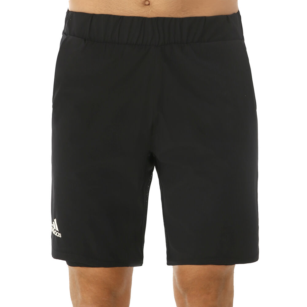 adidas 2in1 Heat Ready Shorts Hommes - Noir , Blanc