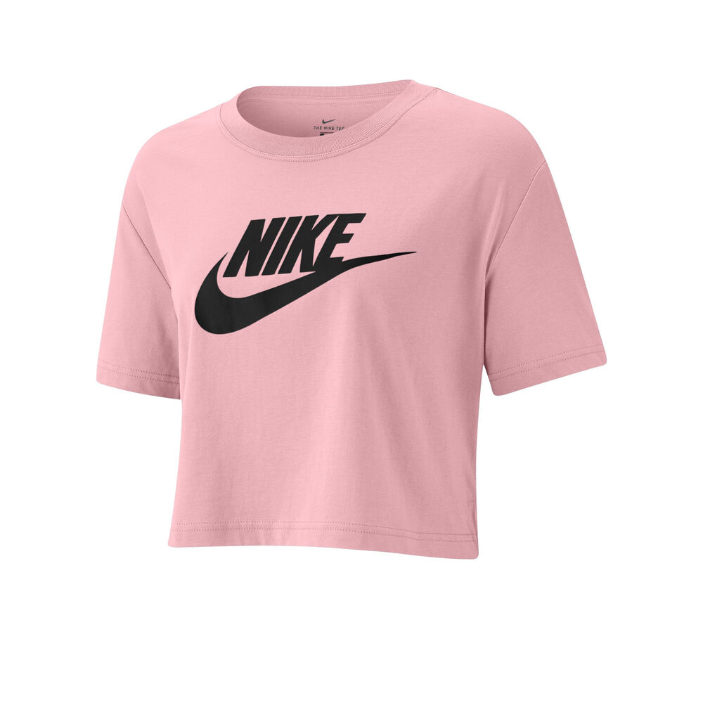 Nike Sportswear Essential Crop T-shirt Femmes - Rosé, Noir