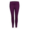 Katakana Crop Collant Tight Femmes-Violet