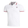 Core Button Piro Polo Hommes-Blanc,Rouge