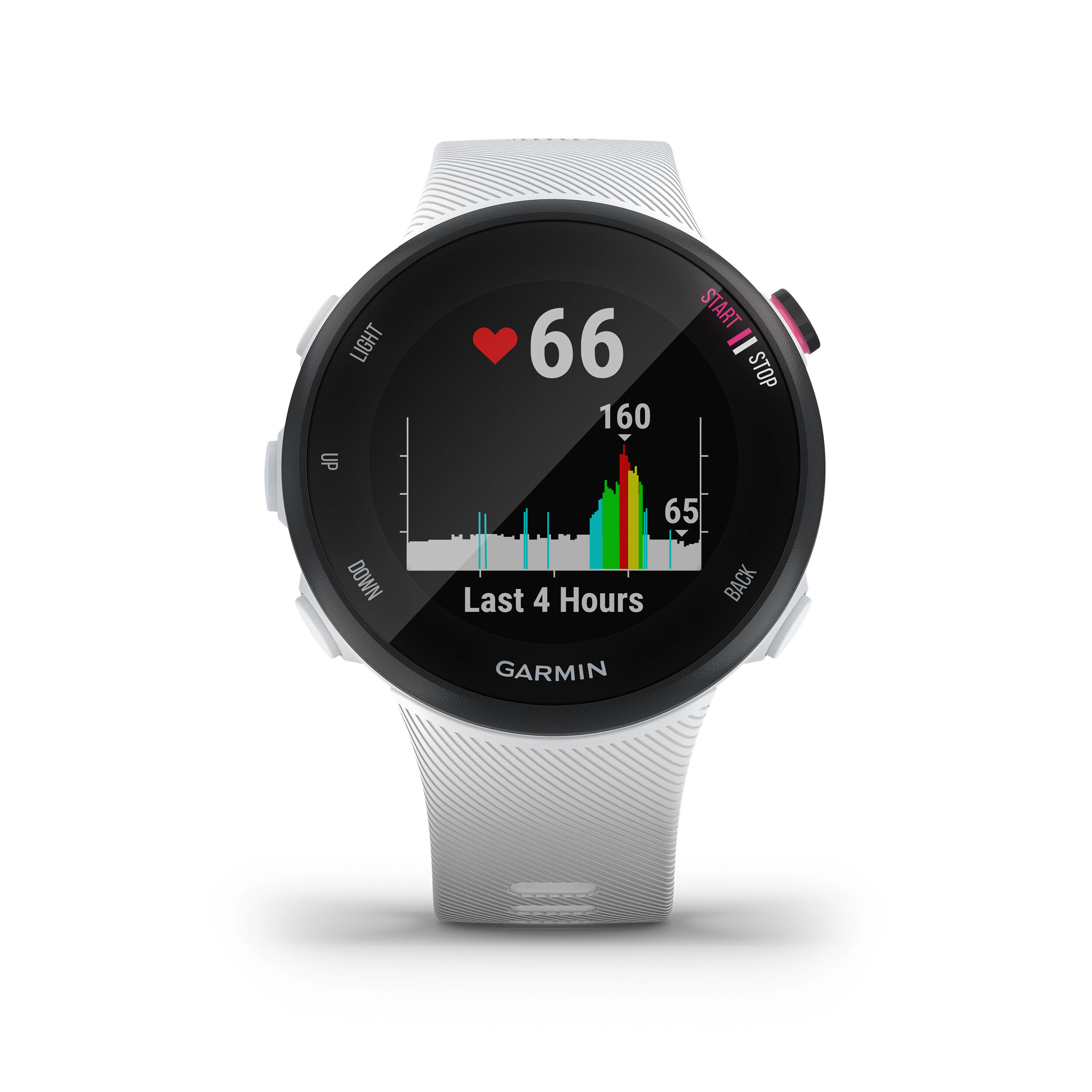 Forerunner 45 Small Montre Pulsom tre Blanc Gris Fonc
