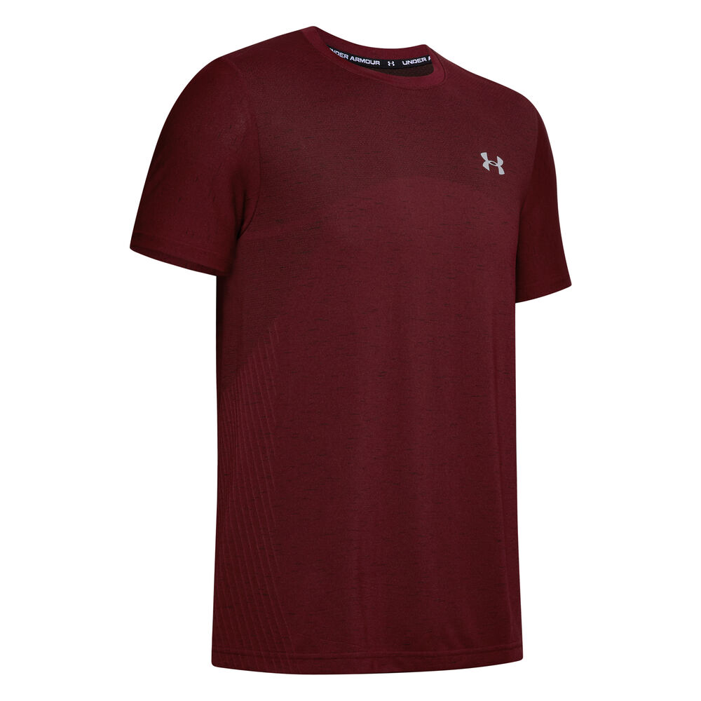 Under Armour Seamless T-shirt Hommes - Rouge Foncé