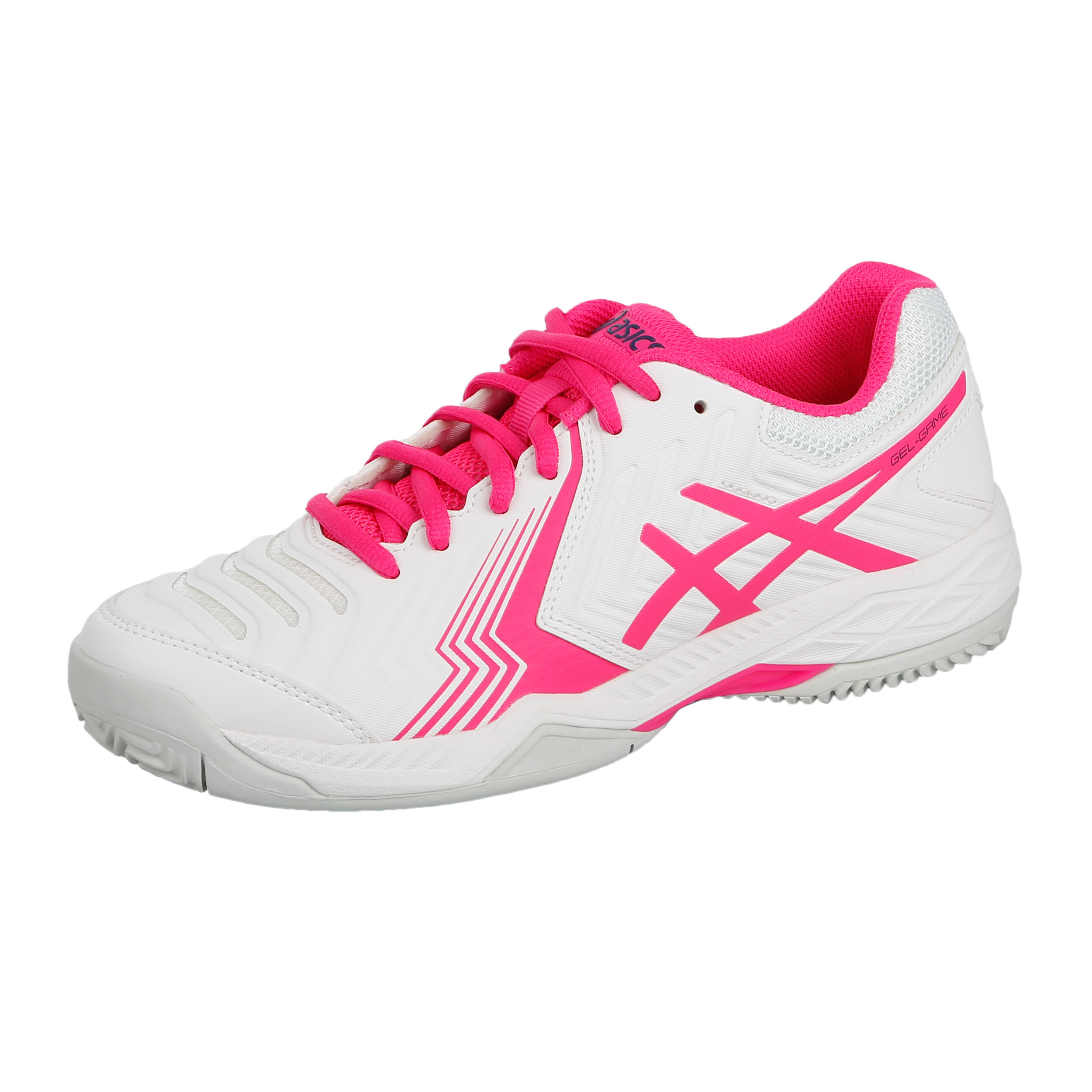 Buy ASICS Gel Game 6 Clay Chaussure Terre Battue Femmes Blanc Pink online Tennis Point FR