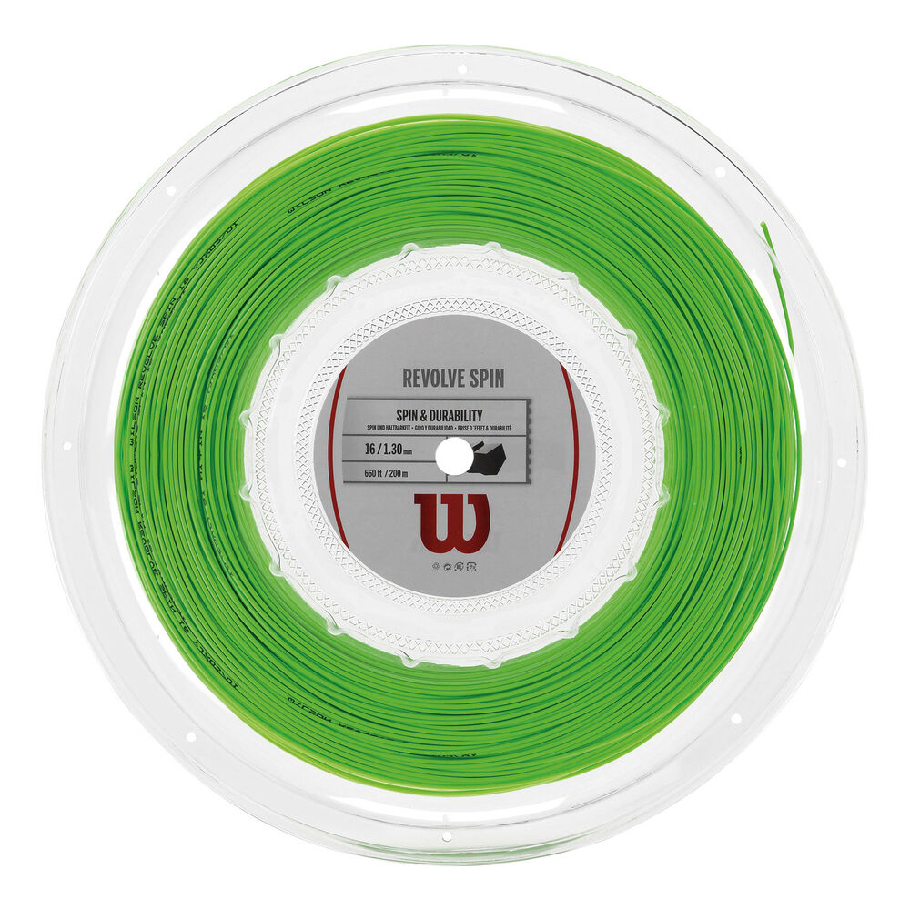 Wilson Revolve Spin Bobine Cordage 200m - Vert