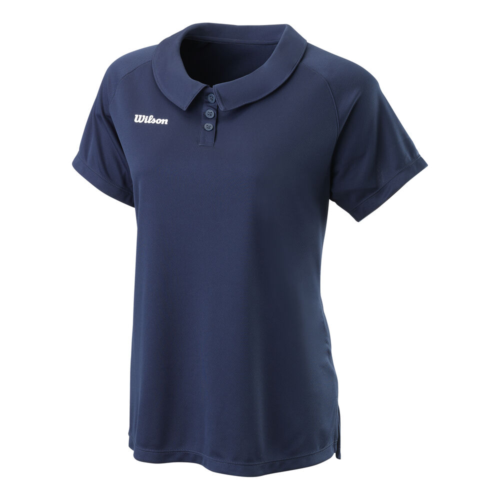 Wilson Team II Polo Femmes - Bleu Foncé