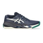 Chaussures de tennis ASICS ASICS Gel-Resolution X Chaussure Terre Battue Hommes-Bleu Fonc&eacute;,Cr&egrave;me