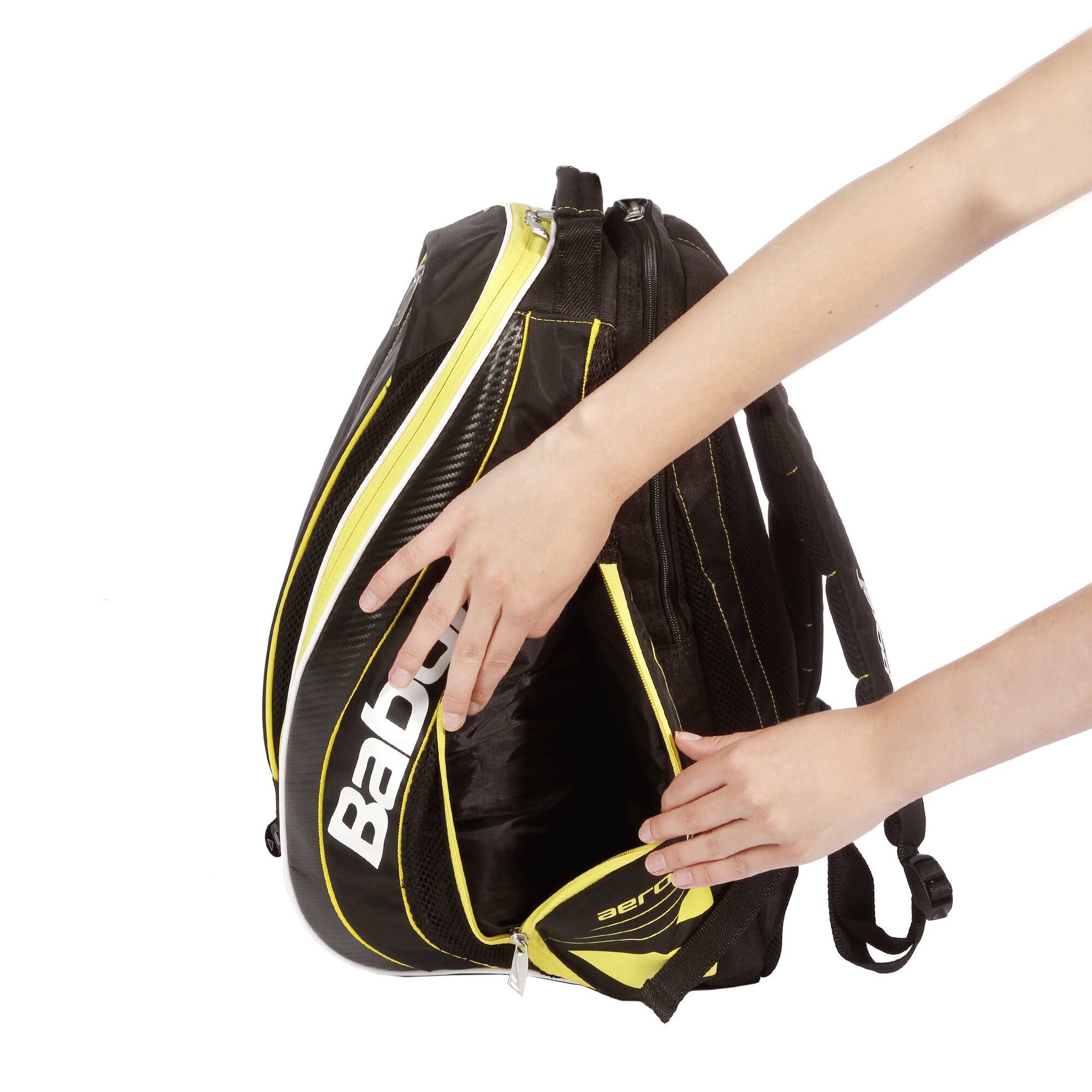 Babolat Pure Aero Backpack Sac A Dos Noir Jaune Acheter En Ligne Tennis Point
