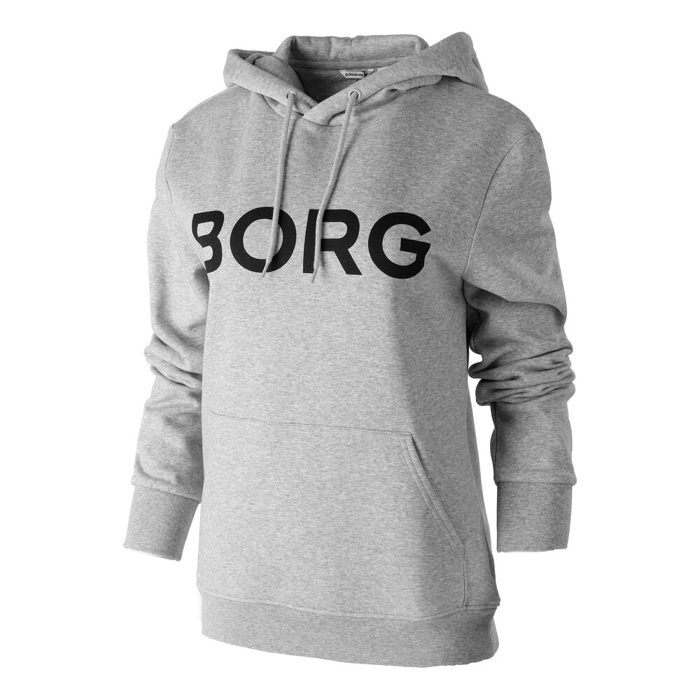 Björn Borg Logo Sweat À Capuche Hommes - Gris Clair , Noir