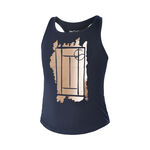 Vêtements Tennis-Point Tennis-Point Glitter Court Débardeur tank top Filles - bleu foncé, beige