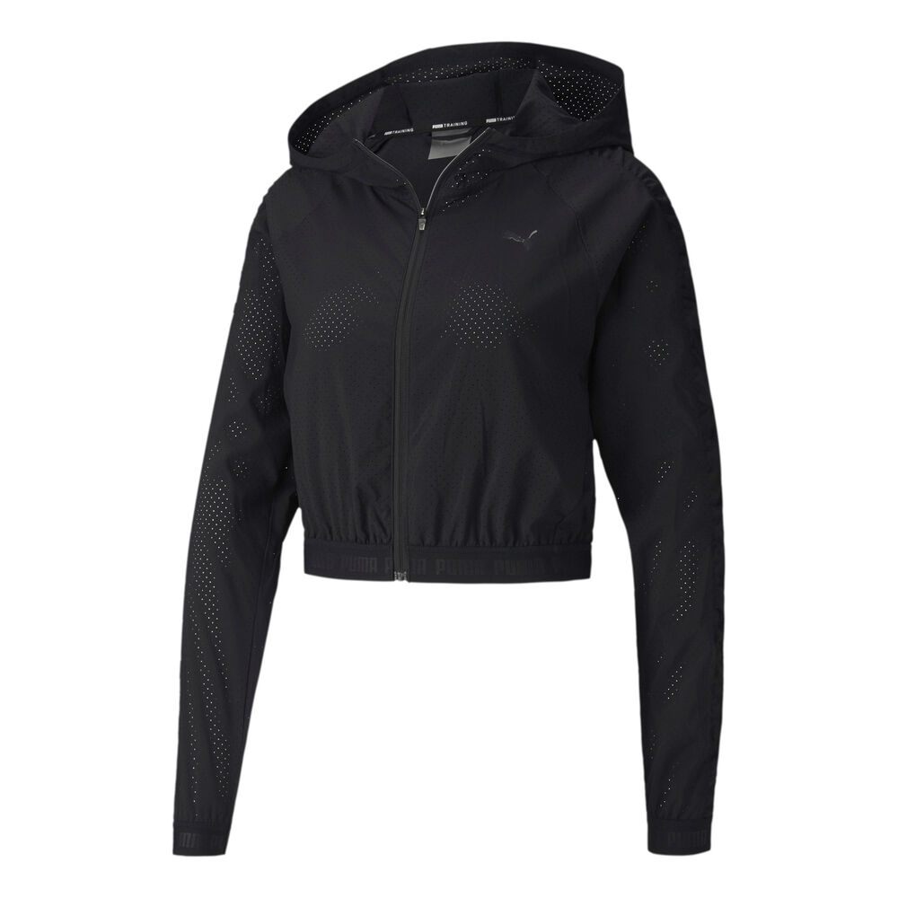 Puma Be Bold Woven Veste De Survêtement Femmes - Noir , Gris Foncé