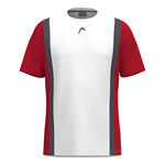 V&ecirc;tements HEAD HEAD Club 25 Tech T-shirt Hommes-Rouge,Blanc