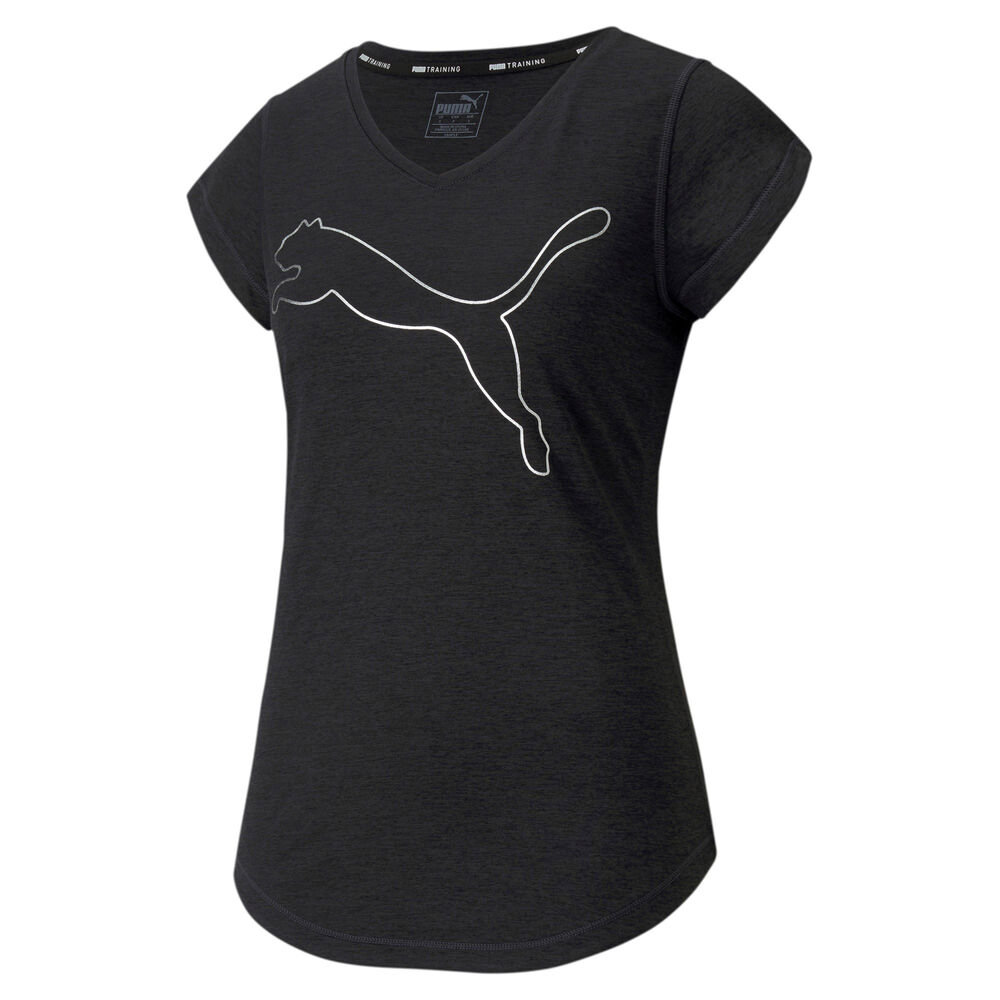 Puma Heather Cat T-shirt Femmes - Noir , Argent